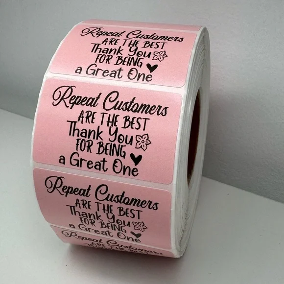 100pcs Repeat CustomersAppreciation Decorative Stickers new - Picture 1 of 13